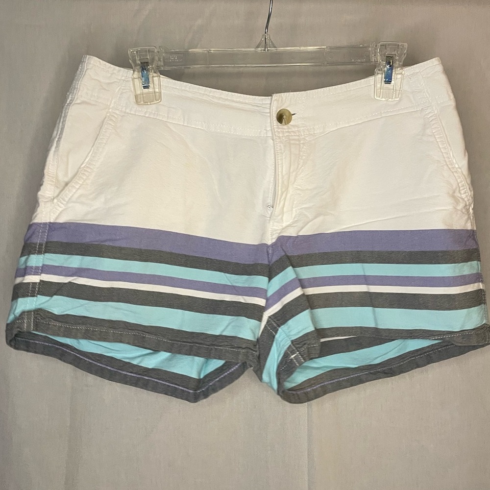 Columbia Women’s 10 Shorts Blue Grey Purple White